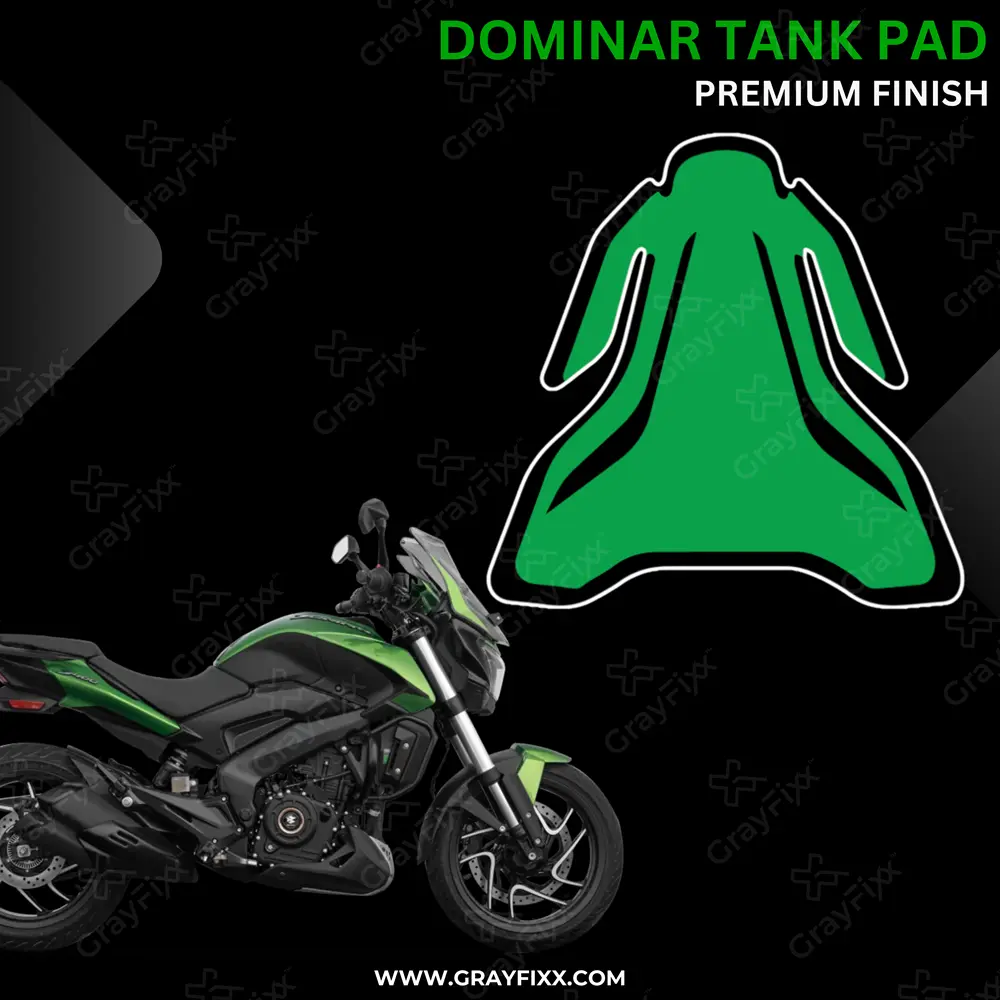 Dominar Tank Pad | Universal Tank Pad Compatible with Dominar 250/400 , Size 5.0Inch, Premium Finish, Pack of 1